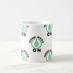 Caneca De Café Tênis modo ON green / white