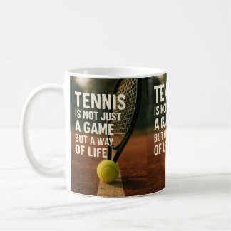 Caneca De Café tênis, não apenas um jogo