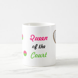 Caneca De Café Tênis - Rainha da Quadra