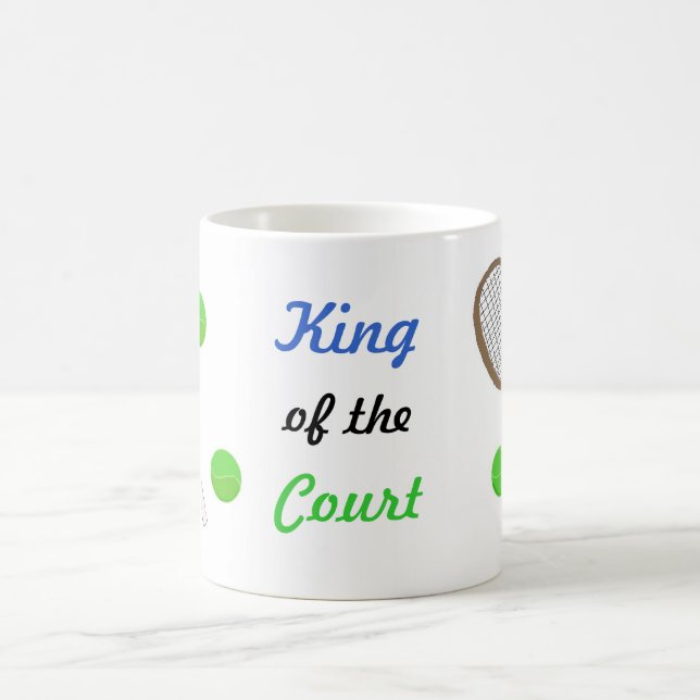 Caneca De Café Tênis - Rei da Quadra (Centro)