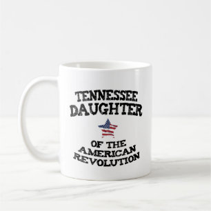 Caneca De Café Tennessee Filha da Revolução Americana nos EUA