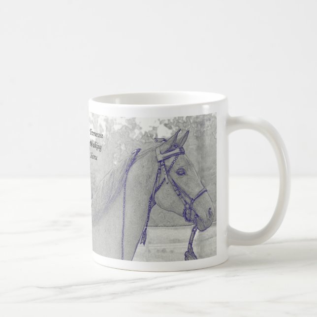Caneca De Café Tennessee Walking Horse Mug (Direita)