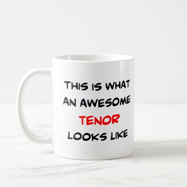Caneca De Café tenor, incrível (Esquerda)