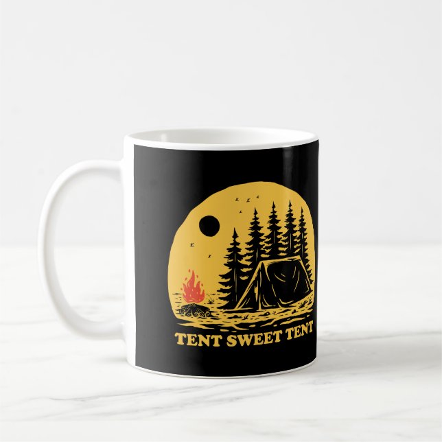 Caneca De Café Tent Sweet Tent (Esquerda)