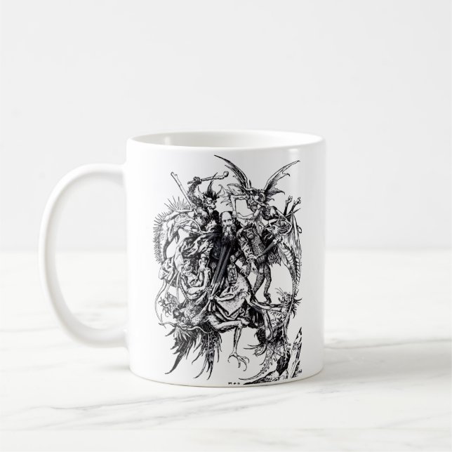 Caneca De Café Tentação de Santo Antônio, o Grande (Esquerda)
