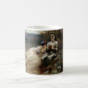 Caneca De Café Tentação de Sir Percival (Cavaleiro Medieval)