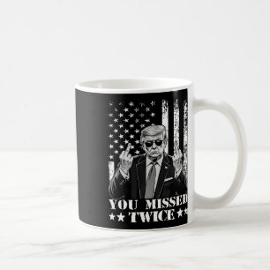 Caneca De Café Tentativa de Inação de Trump Trump 2025 Você Errou