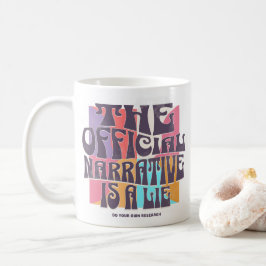 Caneca De Café Teoria da Conspiração Retrô