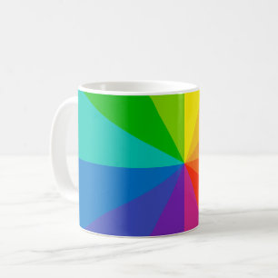 Caneca De Café teoria das rodas de cor escola ciência hmue disk l
