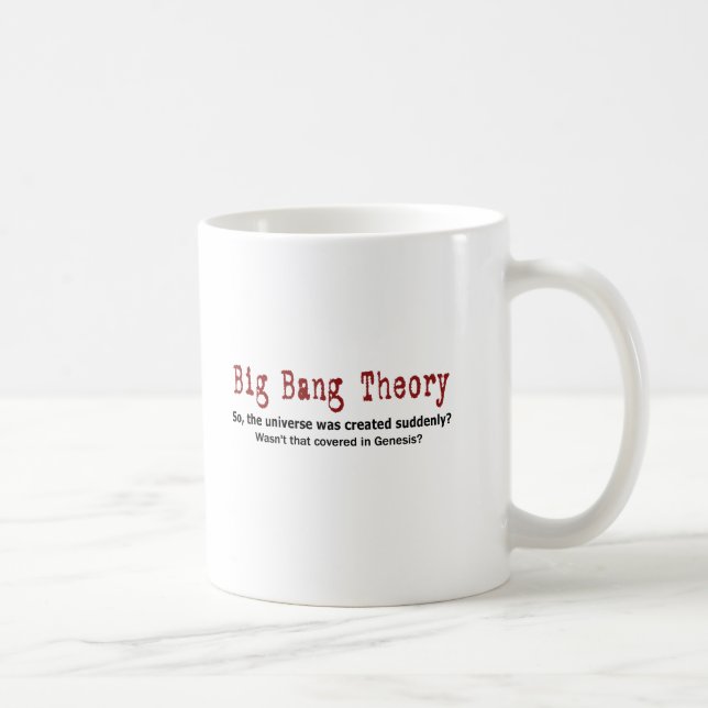 Caneca De Café Teoria do Big Bang (Direita)