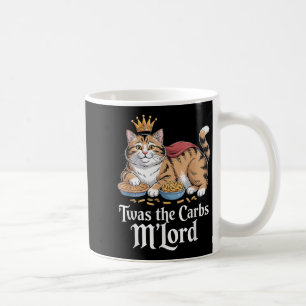 Caneca De Café Tera Os Carboidratos, Senhor Gato Engraçado Memóri