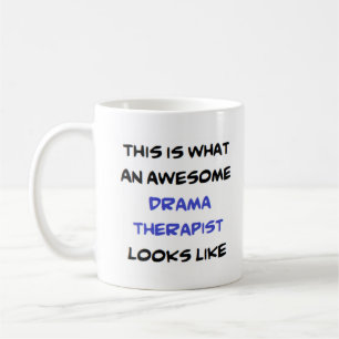Caneca De Café terapeuta de drama, incrível