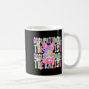 Caneca De Café Terapeuta Ocupacional da Páscoa Fofo Colorido Prim