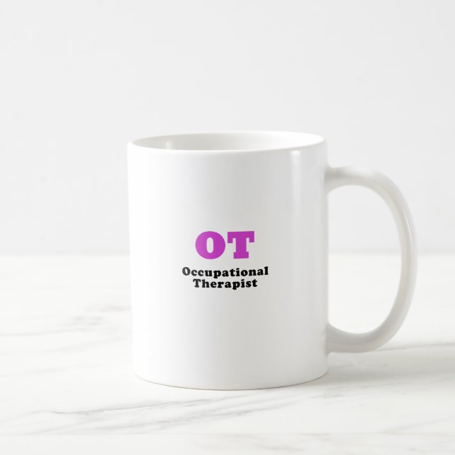 Caneca De Café Terapeuta ocupacional de OT (Direita)