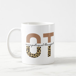 Caneca De Café terapeuta ocupacional OT cheetah presentes