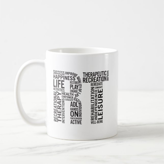 Caneca De Café Terapeuta recreacional RT (Esquerda)