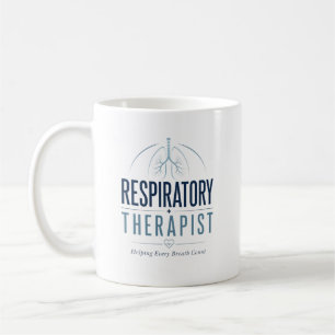 Caneca De Café Terapeuta Respiratório Fazendo Cada Respiração Con