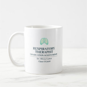 Caneca De Café Terapeuta Respiratório Nome Personalizado Desde An