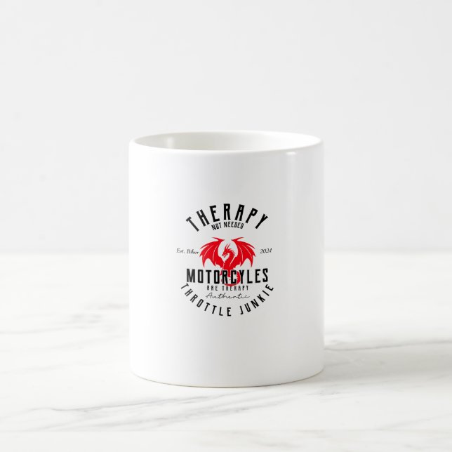 Caneca De Café Terapêutica de Motocicleta (Centro)