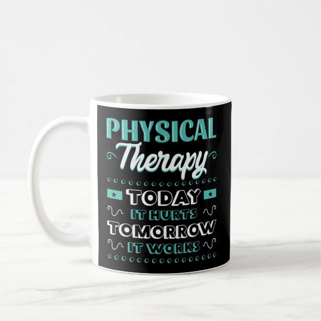 Caneca De Café Terapêutica Física Fisioterapia Terapêutica Pt Reh (Esquerda)