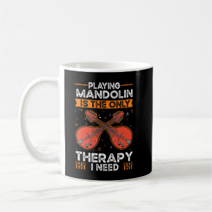 Caneca De Café Terapêutica Mandolin Lover Mandolinista