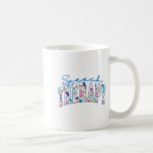 Caneca De Café Terapia da Fala Terapeuta Divertido Design de Ling