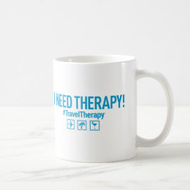 Caneca De Café Terapia do viagem