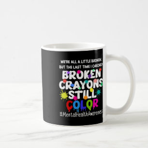 Caneca De Café Terapia Mental Depressão Sensibilização