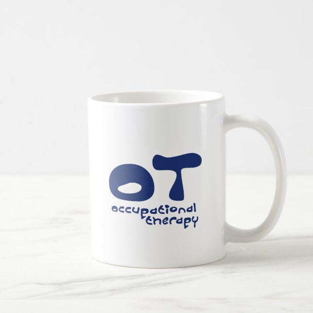 Caneca De Café Terapia ocupacional Funky (Direita)