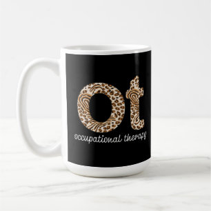 Caneca De Café Terapia Ocupacional TO Estampa de Guepardo