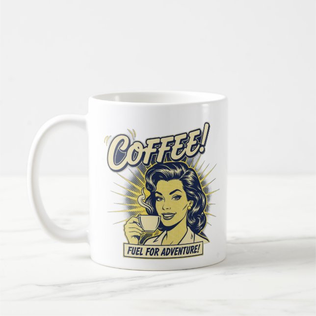 Caneca de Café Terapia Pop Art Vintage (Esquerda)