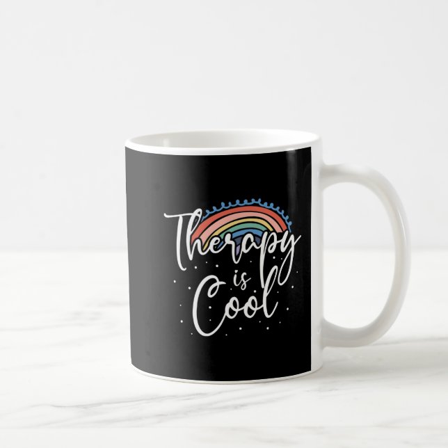 Caneca De Café Terapias Mente Estabilidade Sensibilização (Direita)