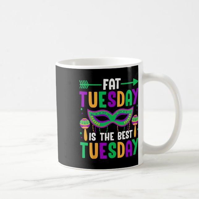 Caneca De Café Terça-Feira Gorda É A Melhor Terça-Feira (Direita)