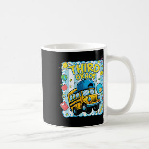 Caneca De Café Terceira Série Preparatória De Volta à Escola Ônib