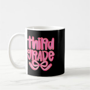 Caneca De Café Terceira Série Preppy Ck Para Escola Coquette Bow
