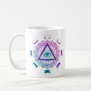 Caneca De Café Terceiro Olho Todos Vendo Copo De Café