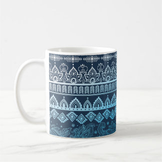 Caneca De Café Terceiro padrão étnico tribal, perfeito.