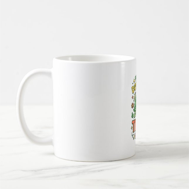 Caneca De Café Terminantemente Feito Com Camiseta Da Escola De Ta (Esquerda)