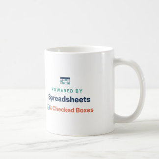 Caneca De Café Término alimentado por Planilhas e Caixas de Seleç