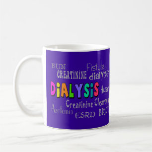 Caneca De Café Terminologia De Diálise Oferece Magneta Chaveiro p