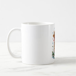 Caneca De Café Terra Alta de Vaca Paisagem de Inverno