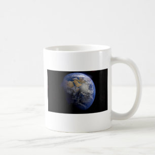 Caneca De Café Terra Azul do Espaço Inspiracional