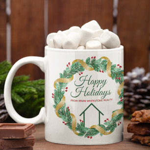 Caneca De Café Terra de Natal Personalizada da Real Estate