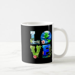 Caneca De Café Terra Dia Restauração Terra Planeta Natureza Cuja