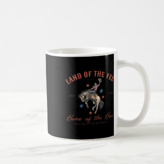 Caneca De Café Terra do Yee Lar dos Haw 4 de julho País 