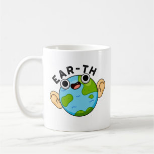 Caneca De Café Terra Engraçada e Engraçado