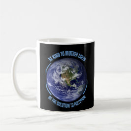 Caneca De Café Terra-mãe e alterações climáticas