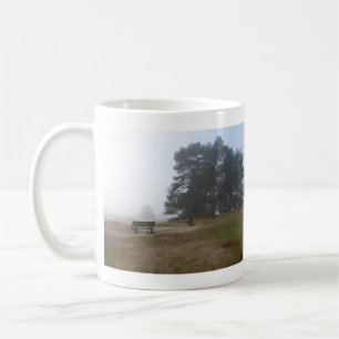 Caneca De Café Terra Panorâmica da Heathland em Fog Mug
