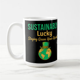 Caneca De Café Terra Sortuda Sustentável Vida Verde Ecológica