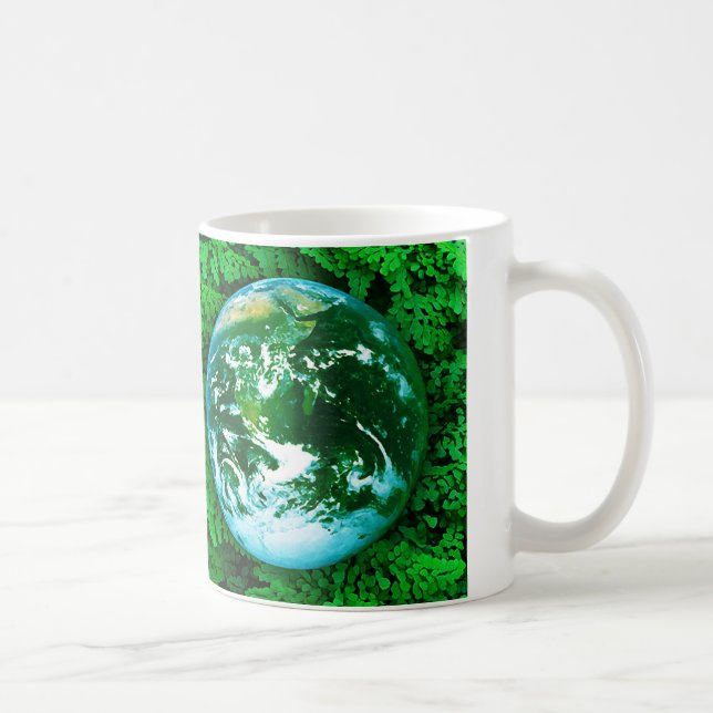 Caneca De Café Terra Verde - consciência ecológica (Direita)